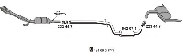 ERNST 060360 Exhaust System